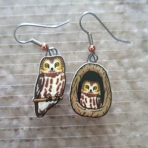 Owl Earrings
